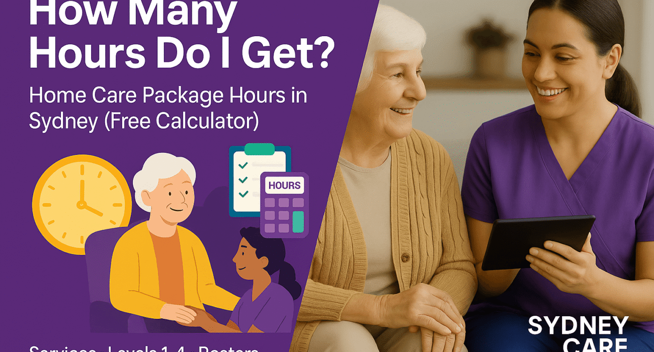 home care package hours sydney