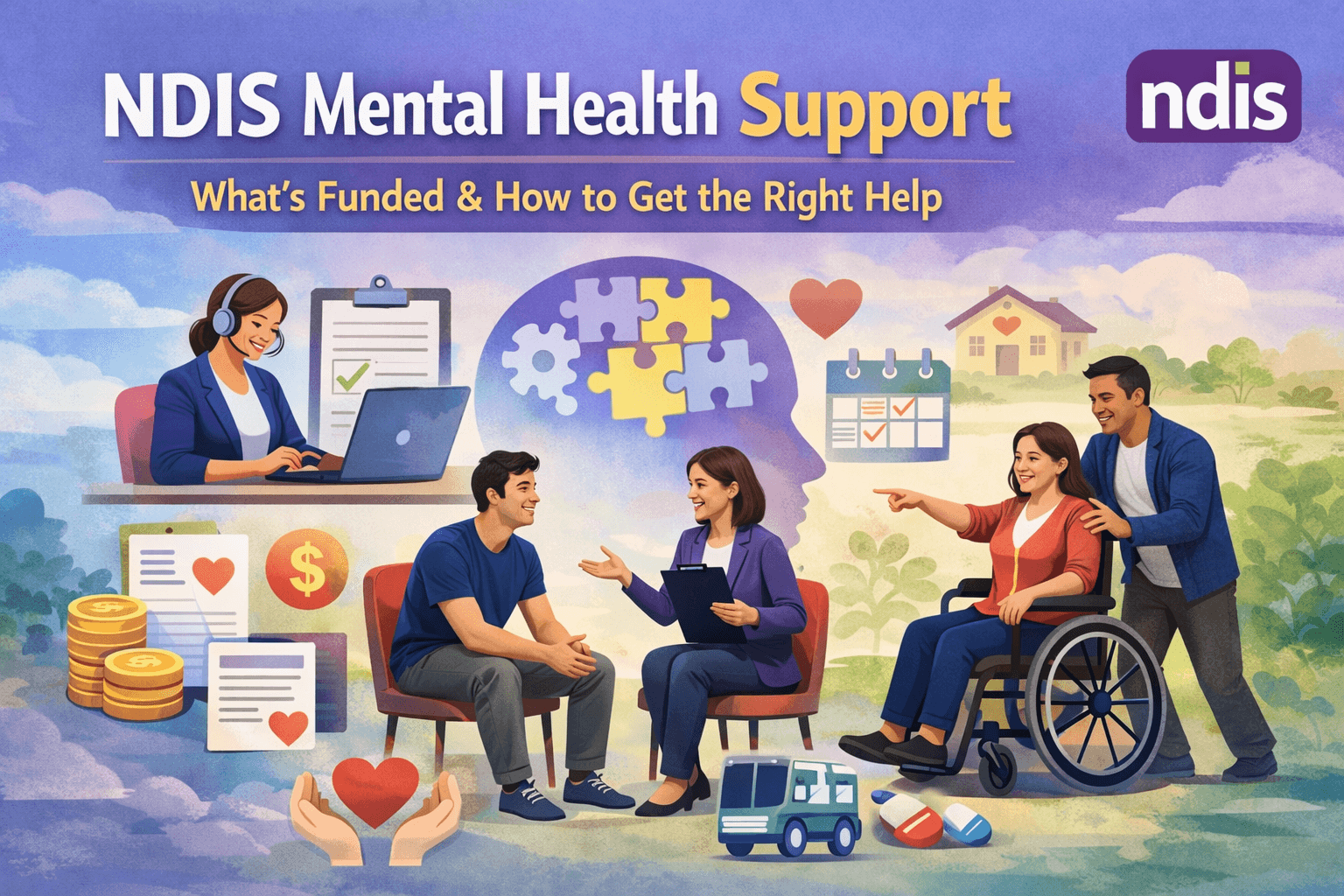 NDIS Mental Health Support in Sydney | What’s Funded & How It Works