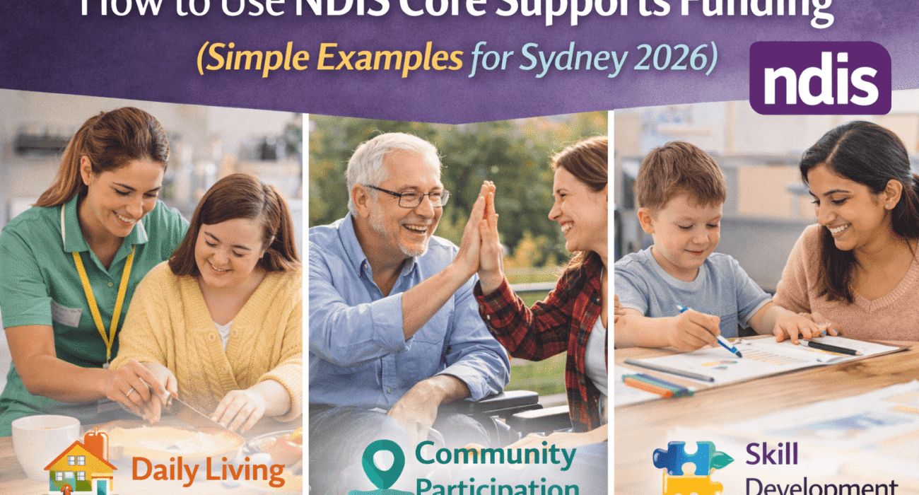 How to Use NDIS Core Supports Funding (Simple Examples for Sydney 2026)
