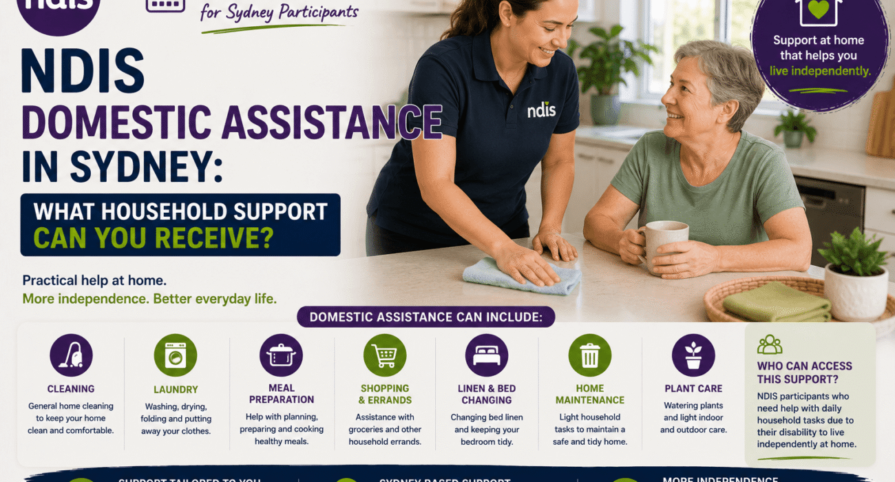 NDIS domestic assistance Sydney