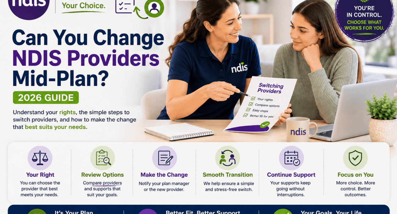 NDIS participant discussing changing disability support providers in Sydney